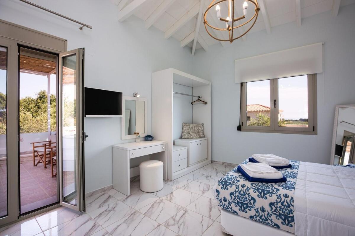 Villa Vera - With Private Heated Pool & Jacuzzi Pangalochori Exterior foto